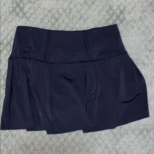 Black lululemon tennis skirt